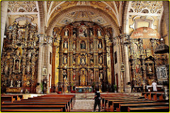 Templo y Convento de Santo Domingo de Guzmán (Centro) Puebla de los Ángeles,Estado de Puebla,México