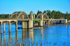 Siuslaw Bridge in Florence, Oregon
