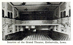 Grand Theatre , Estherville, Iowa in 1916 - MvPW Nov - Interior