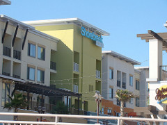 Shorebreak Hotel, as seen from the Huntington Beach Pier
