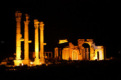 Palmyra, Monumental Arch and Fakhr-al-Din al-Ma
