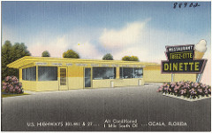 Restaurant Freeze-ette Dinette, air-conditioned, U.S. highways 301-441 and 27, 1 mile south of Ocala, Florida