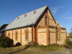 Former Anglican Church in Pinnaroo. it is destined to be demolished. South Australia.