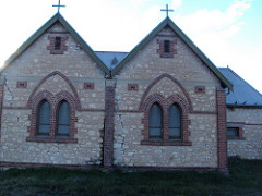 Former Anglican Church in Pinnaroo. It will be demolished soon. Pinnaroo is in the Murray Mallee South Australia.