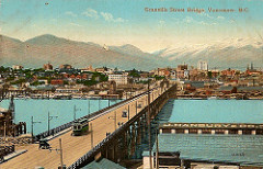 Postcard: Granville Street Bridge, c.1913