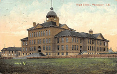 Postcard: Vancouver High School, c.1905