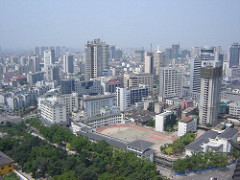 Tianning Temple 34 (View of Changzhou Skyline)