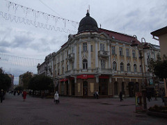 downtown of Ivano-Frankovs