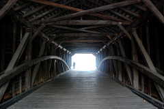 Inside Covered Bridge
