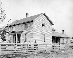 William Martin Mathews family at home - 1884