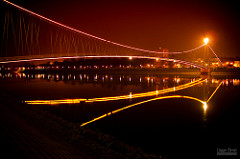 Osijek bridge by night