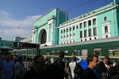 Arriving in Novosibirsk