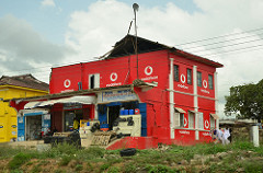 Vodafone house outside Accra