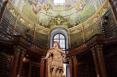 National Library Vienna Austria on Uniworld River Cruise River Beatrice River Cruise Ship Excursion