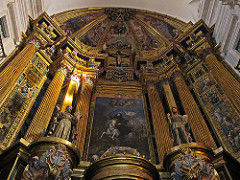 Cuadro de Santiago .....pero en donde?  * Altar mayor  Monasterio de Uclés