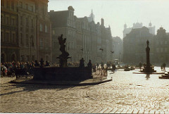Poznan, November 1989.  Fontanne Proserpine