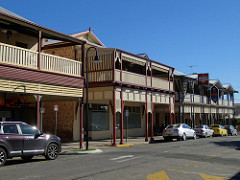 Murray Bridge Hotel and adjoining Art Deco shops Murray Bridge