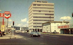 Postcard: Royal Bank Building, Prince George, BC, c.1970