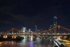 Story Bridge by Nightfall, Brisbane