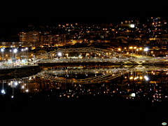 Pontevedra-Luces en el puente de las corrientes