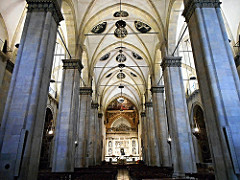 Interior (after 1468) - Church of the Holy House at Loreto / Ancona / Marche / Italy