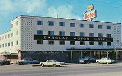 Postcard: Barclay Motor Hotel, Port Alberni, BC, c.1965