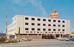 Postcard: Hotel Barclay, Port Alberni, BC, c.1957