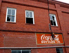 Abandoned Building Red Brick Coca-Cola Lake City