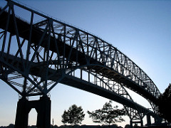 Bridge silhouette