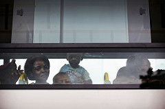 Brazzaville deported gathered in Maluku camp near border