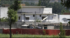 A view of the compound in Abbottabad, Pakistan, on Monday, where Bin Laden was killed by United States forces.