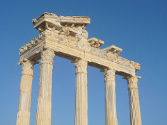 61, -Templos de Apolo y Atenea-, kaia, Side