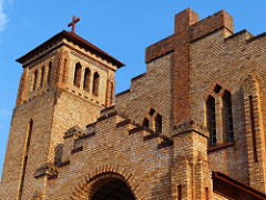 Facade of Catholic Cathedral - Huye (Butare) - Rwanda - 02