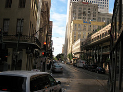 St. Charles Avenue Between Canal and Poydras from Streetcar, New Orleans, Louisiana