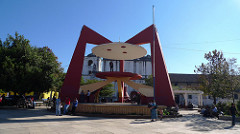 Palco en Coban, Guatemala