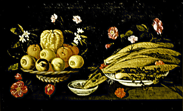 Still Life with fruits, vegetables and flowers (c.1678) - Josepha de Óbidos (1630 - 1684)