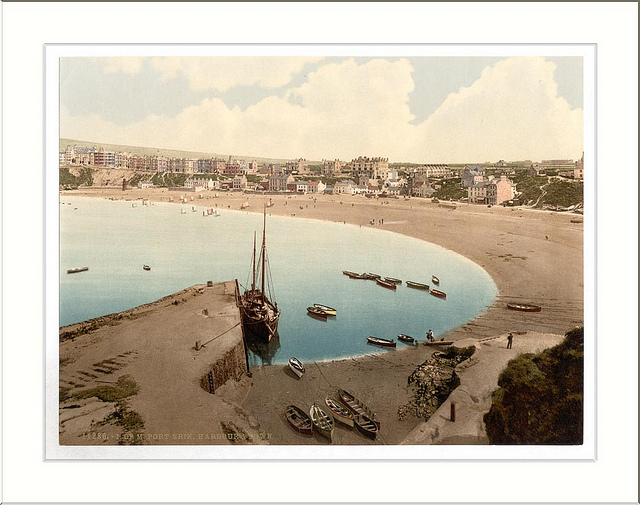 Port Erin general view Isle of Man England