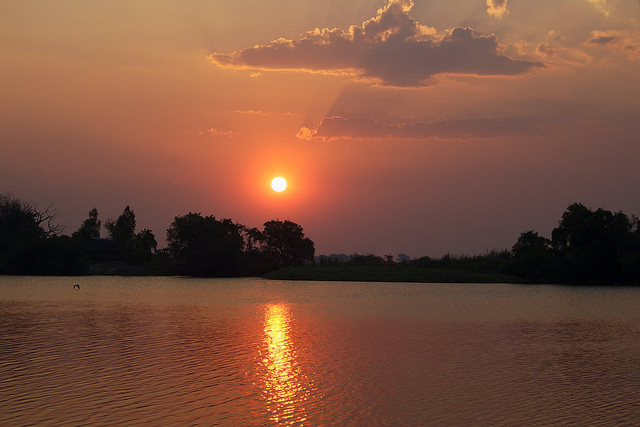 Sunset at Chobe