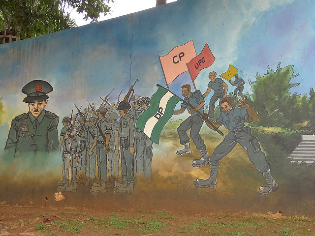 Mural at Independence Monument - Kampala - Uganda - 01