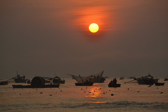 Sunrise on Eastern Sea, Vietnam