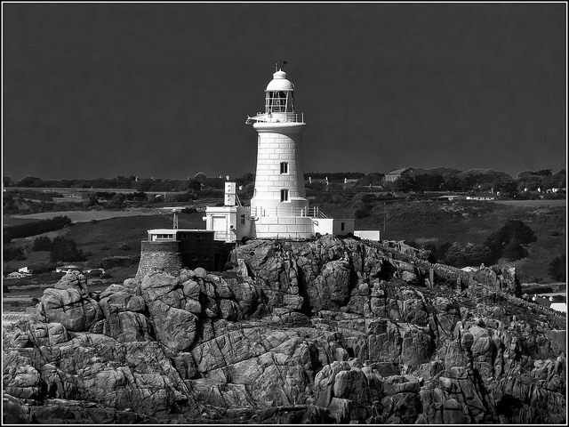 La Corbière Lighthouse from the water