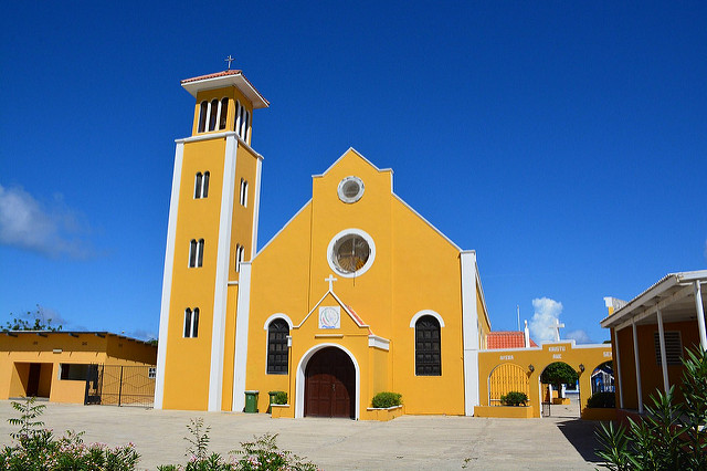 Catholic church in Rincon (Bonaire 2014)