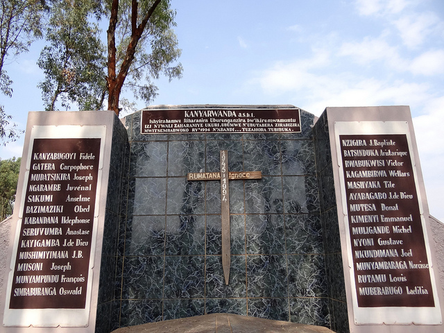 Monument over Mass Grave - Nyanza Genocide Memorial Site - Kicukiro District - Kigali - Rwanda