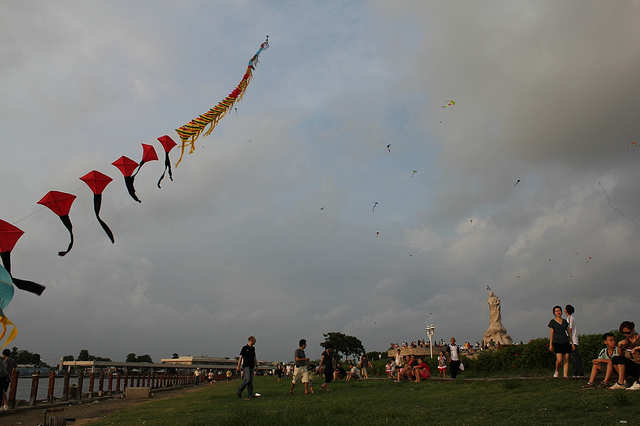 Kites Are Popular Here