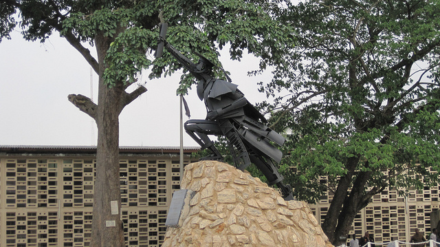 A monument at the University of Ibadan