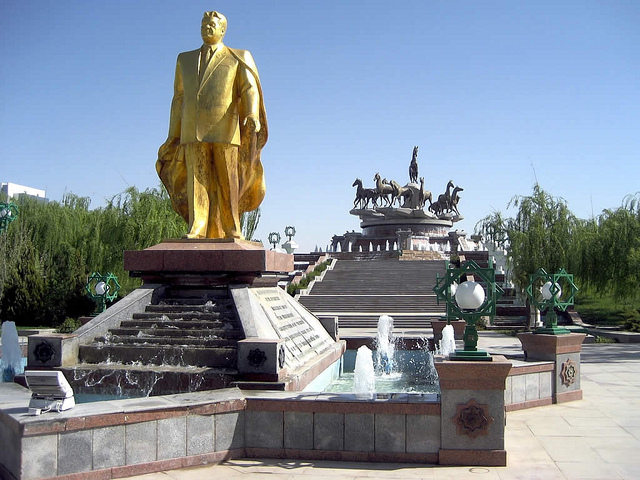Golden Statue of Saparmurat Niyazov