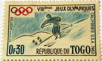 Togo Olympic Stamp, California, 1960