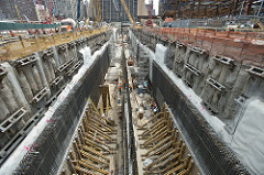 Construction at Hudson Yards