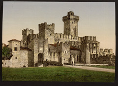 Sermione (i.e. Sirmione) Castle, Lake Garda, Italy-LCCN2001700835