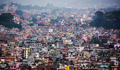 Kathmandu from Nagarjuna